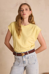 AURA LEMON HEMP COTTON MIX T-SHIRT