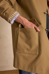 DANAE LIGHT CAMEL COTTON TRENCH COAT