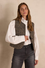 PHARELL TWEED WOOL VEST