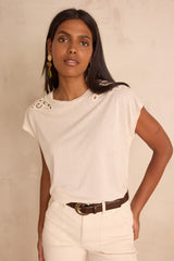 FLORIAN EMBROIDERED T-SHIRT