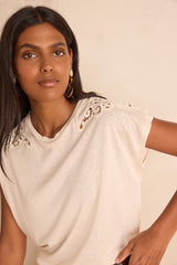 FLORIAN EMBROIDERED T-SHIRT