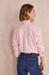 THOMAS PINK STRIPED SHIRT