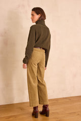 MAE SAGE WIDE-LEG CORDUROY TROUSERS