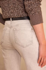 LISA LIGHT GREY WIDE LEG JEANS