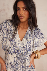 CAMILLE PRINTED MIDI DRESS
