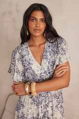 CAMILLE PRINTED MIDI DRESS