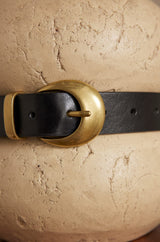 NOE BLACK LEATHER BELT