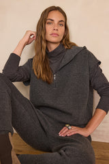 BERY ANTHRACITE SHORT-SLEEVED JACKET