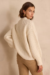 BUSTER ALPACA AND WOOL JUMPER