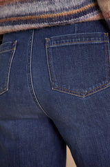 ANAIS DARK INDIGO WIDE-LEG JEANS