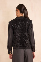 BECKA BLACK CARDIGAN
