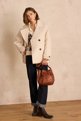 BLISS CINNAMON WOOL SLEEVELESS JUMPER