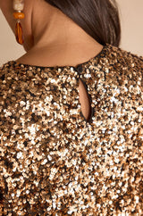SUNNY SEQUIN T-SHIRT