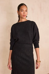 BLAKE BOATNECK SEQUIN JUMPER