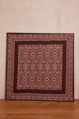 TAMINE BURGUNDY 100% WOOL SCARF