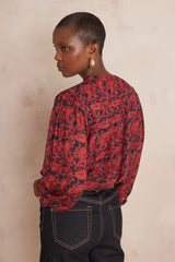 DIANE FLORAL PRINT BLOUSE