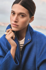 FELICITY ROYAL BLUE WOOL JACKET