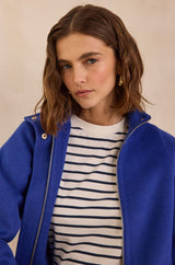 FELICITY ROYAL BLUE WOOL JACKET