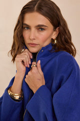 FELICITY ROYAL BLUE WOOL JACKET