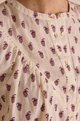 DIA PAISLEY PRINT BOHEMIAN BLOUSE