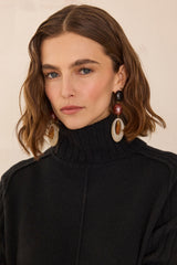 BELLA WOOL AND YAK JUMPER DRESS