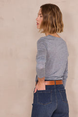 LOUISIANE LIGHT BLUE LONG-SLEEVE T-SHIRT