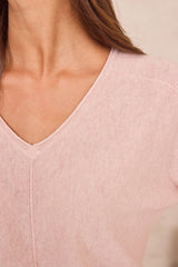 PITT PRIMEROSE V-NECK WOOL JUMPER