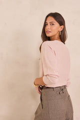 PITT PRIMEROSE V-NECK WOOL JUMPER