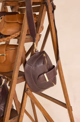 MARCEL CHOCOLATE LEATHER BELT BAG