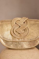 MARIUS GOLD MINI LEATHER BAG