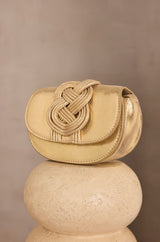 MARIUS GOLD MINI LEATHER BAG