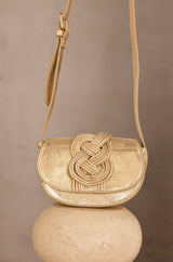 MARIUS GOLD MINI LEATHER BAG