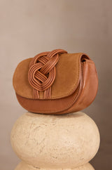 MARIUS LIGHT CAMEL MINI LEATHER BAG