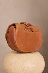MARIUS LIGHT CAMEL MINI LEATHER BAG