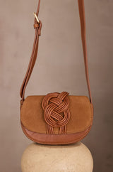 MARIUS LIGHT CAMEL MINI LEATHER BAG