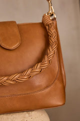 MARCEL LIGHT CAMEL LEATHER BUCKET BAG