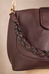 MARCEL CHOCOLATE CAMEL LEATHER BUCKET BAG