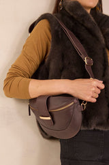 SUZANNE ANTHRACITE FAUX FUR VEST