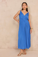 LISANA BLUE STRAIGHT DRESS