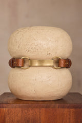 EMILIE LIGHT CAMEL LEATHER BELT