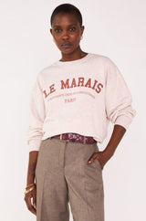LESHOP NATURAL SWEATSHIRT