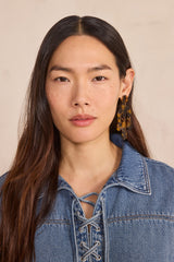 LIGHT WASH DENIM STRAIGHT DRESS