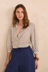 DYLAN PAISLEY PRINT BLOUSE