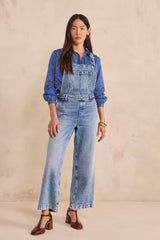 RAPHAELLE DENIM OVERALLS