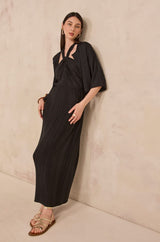 BAILEY PLEATED STRAIGHT DRESS