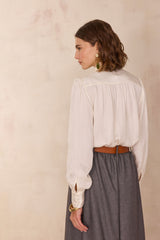 SPIRIT PUSSY BOW FLUID BLOUSE