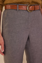 FELIX MOUSE GREY CIGARETTE TROUSERS