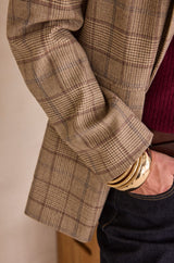 NELIA PRINCE OF WALES CHECK SUIT JACKET