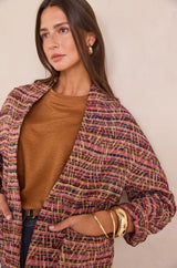 CAROLINE JACQUARD PATTERN JACKET
