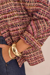 CAROLINE JACQUARD PATTERN JACKET